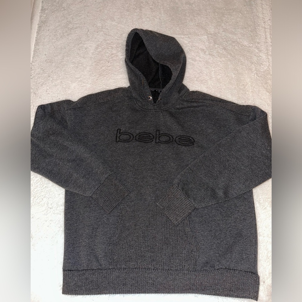 Bebe hoodie. 3X dark gray.